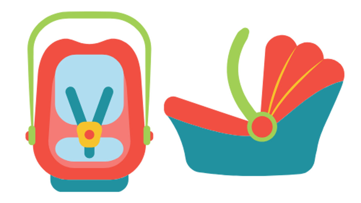 Group 0+ car seat graphic